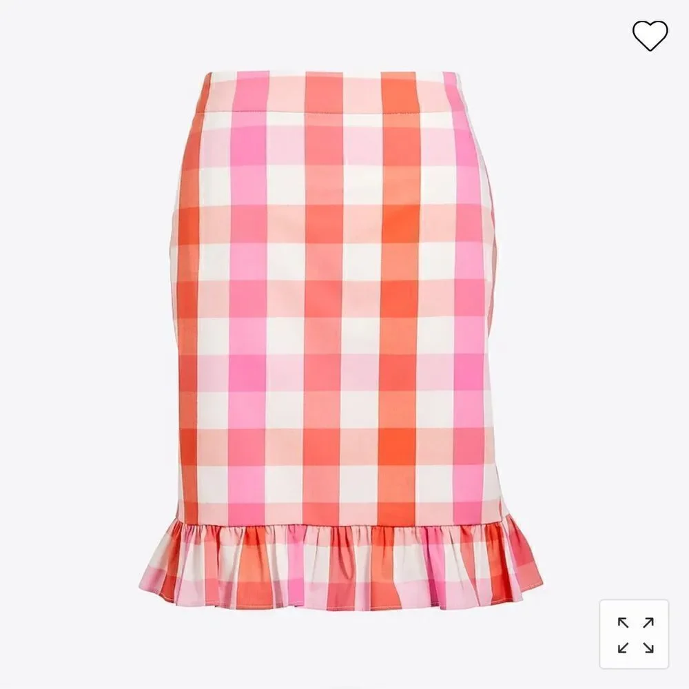 J.Crew ruffle mini skirt